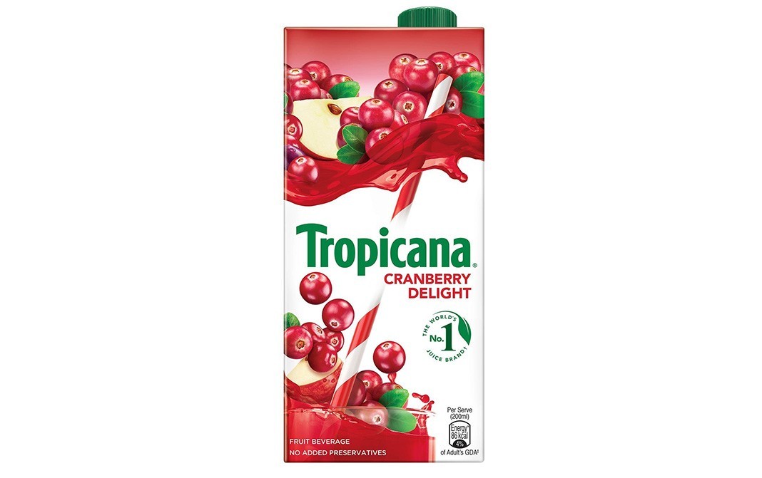Tropicana Cranberry Delight    Tetra Pack  1000 millilitre
